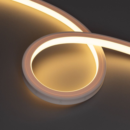 Светодиодная герметичная лента Arlight NOVA-TOP-PU-A120-16x15mm 24V Warm3000 (10 W/m, IP68, 5m, wire x2) 050738