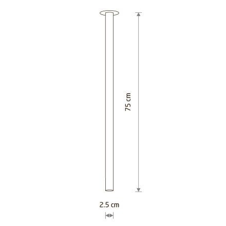 Встраиваемый светильник Nowodvorski Laser 750 Satine Chocolate 10912