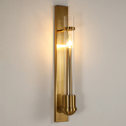 Настенный светильник Delight Collection Wall lamp 88042W brass