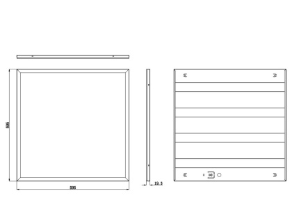 Светодиодная панель Эра SPO-6-36-4K-M-EM Б0065311