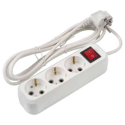 Удлинитель бытовой General GES-10-3x075-3-3m-S 470090