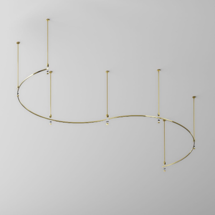 Шинопровод накладной/подвесной Maytoni Flarity TRX154-2SR-D1800-BS