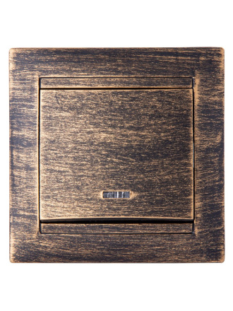 Выключатель одноклавишный с подсветкой Лама TDM Electric SQ1815-0746