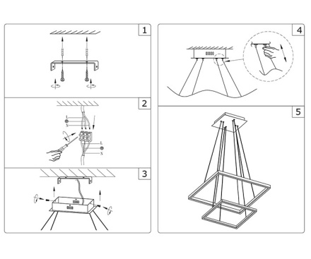 Подвесной светильник Kink Light АЛЬТИС 08227,19(4000K)