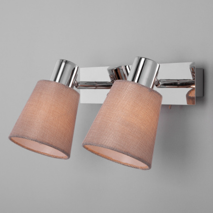 Спот Eurosvet Culver 20080/2 хром/бежевый