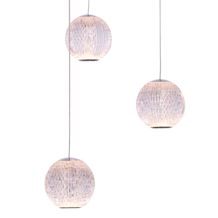 Подвесная люстра DeLight Collection Elliot Diamante MD20001012-7A chrome