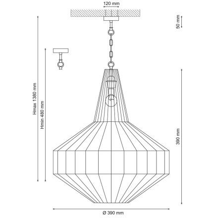 Подвесной светильник Lucia Tucci Industrial 1822.1