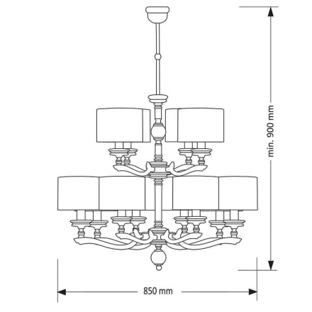 Подвесная люстра Kutek Mood Seti SET-ZW-20 (Z)