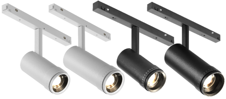 Трековый магнитный светильник iLedex Vision ZOOM 4822-020-D47-10W-10/60DG-3000K-BK