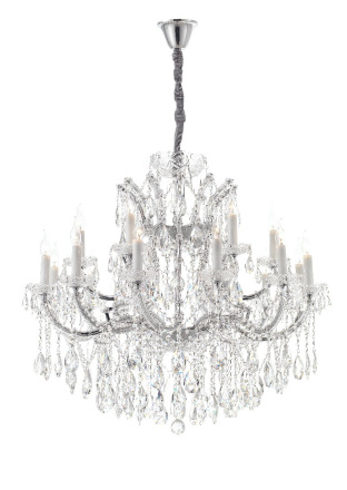 Подвесная люстра iLamp Diamond 6071-18 CR+CL