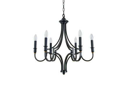 Подвесная люстра Newport Daniela 3456/C black+gold М0070512