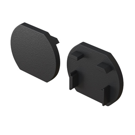 Заглушка для круглового шинопровода (2 шт.) Maytoni Basity TRA172EC-R-11B