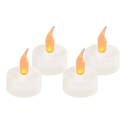 Набор свечей светодиодных Uniel ULD-F070 WARM WHITE TEACANDLE SET4 UL-00008592