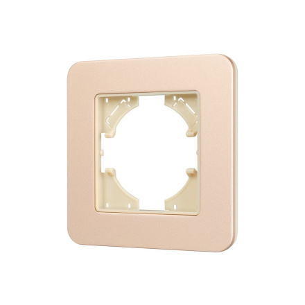 Рамка алюминиевая на 1 пост Arlight FRM-AKIRY-SFAL-1-GD 049686