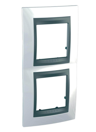 Рамка 2-постовая вертикальная Schneider Electric Unica Top MGU66.004V.292