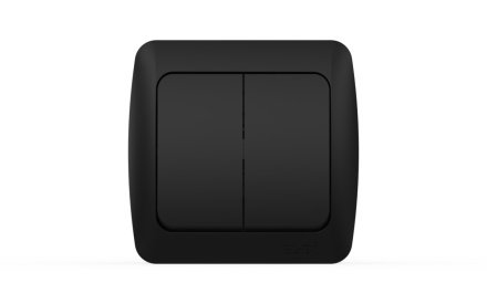 Выключатель двухклавишный ELBI Alsu 504-014800-202