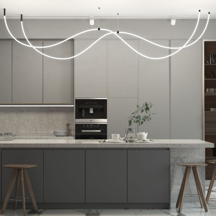 Подвесной трос для круглого гибкого неона Elektrostandard Full light FL 2830 черный 4690389196010 a063441