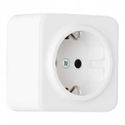 Розетка с заземлением и шторками Arte Milano 310.40-1.white