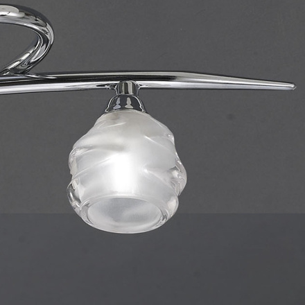 Подвесная люстра Mantra Loop Chrome 1801