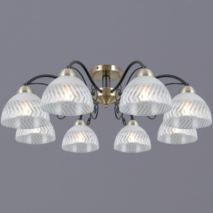 Потолочная люстра Illumico IL0435-8CSQ-24 BK AB SPICA