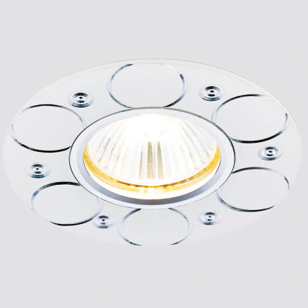 Встраиваемый светильник Ambrella Light Classic A808 BK/AL