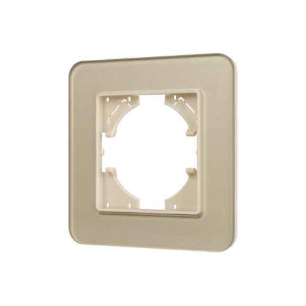 Рамка стеклянная на 1 пост Arlight FRM-OMALI-GS-1-GD 049667