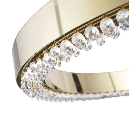 Подвесная люстра Crystal Lux SATURN SP120W LED GOLD