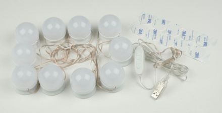 Подсветка для зеркал Uniel Backstage белый (UL-00006857) ULM-F50-8W/SW/10/DIM IP20 White