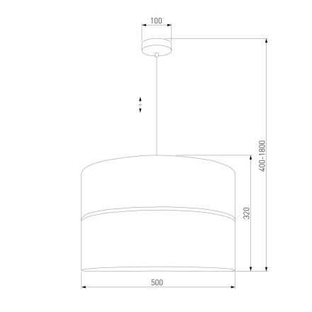 Подвесной светильник TK Lighting 524 Hilton