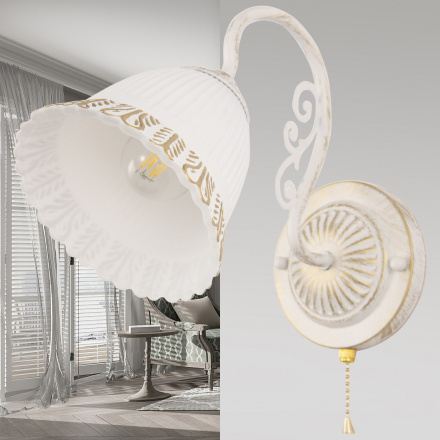 Бра Arte Milano 340800/1W WT+G