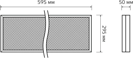 Светодиодная панель Gauss Mir G1-A0-00070-01GA3-4001640
