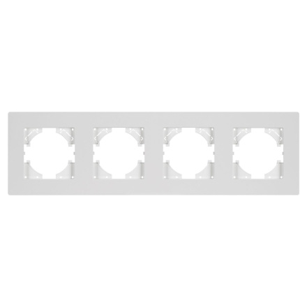 Рамка на 4 поста пластиковая Arlight FRM-PERIO-PL-4-WH 049758