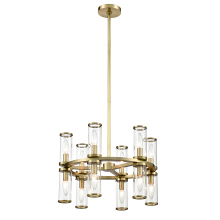 Люстра на штанге Delight Collection MD2061-12B br.brass