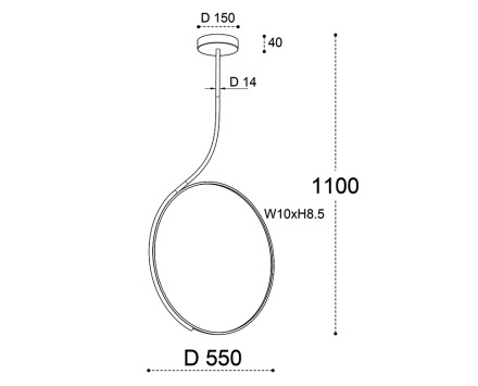 Подвесная люстра Italline IT013-6025 white 3000K