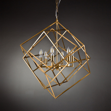 Подвесная люстра Delight Collection Matrix KM0282P-6 brass