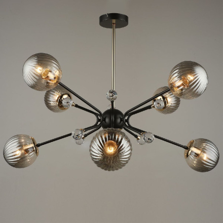 Люстра на штанге Reluce 04901-0.3-08 COFFEE+FGD