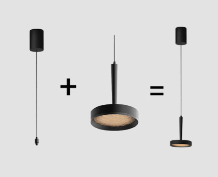 Подвесной светильник (без основания) Italline IT02-025 gold 3000K