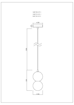 Подвесной светильник Divinare Milano 5407/49 SP-1