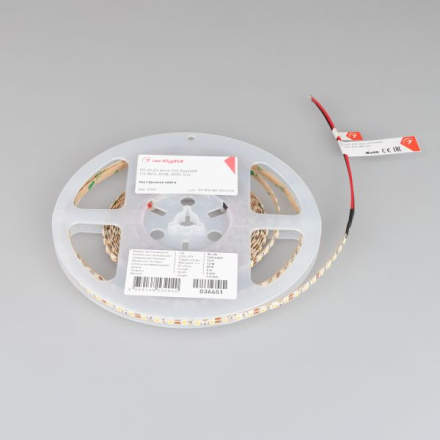 Светодиодная лента Arlight RZ-A120-6mm 12V Day4000 (12 W/m, IP20, 2835, 5m) 036451