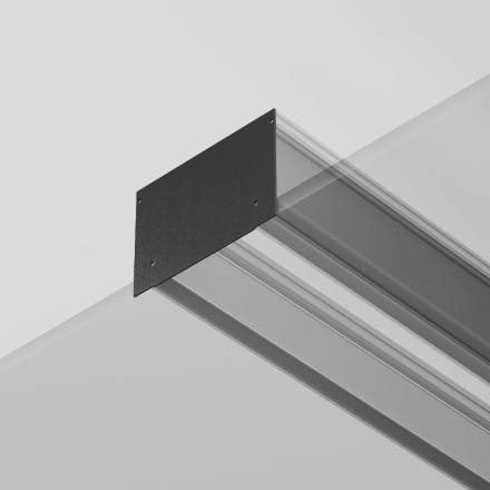 Заглушка декоративная для профиля ALM-11681-PL-B-2M (2 шт.) Maytoni ALM013EC-PL-B