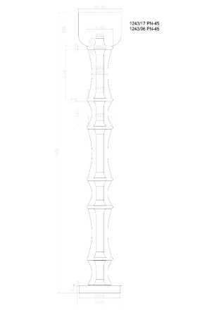 Торшер Divinare Volturn 1243/17 PN-45