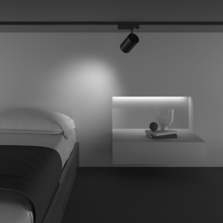 Трековый трехфазный светильник Maytoni Focus Led TR029-3-10W4K-B-1