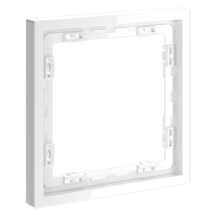 Рамка на 1 пост Voltum S70 VLS100101 (белый глянцевый)