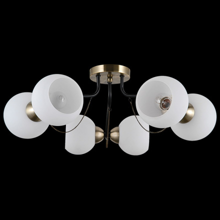 Потолочная люстра Illumico IL0035-6CSQ-79 BK AB