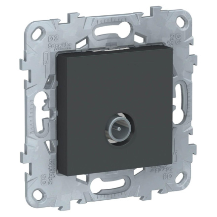 Розетка TV проходная Schneider Electric Unica New NU546354