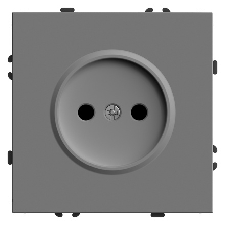 Розетка 1-местная с защитной шторкой Stekker RST16-5109-10 Эмили 49954