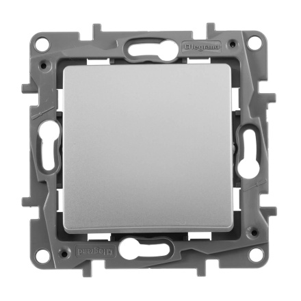 Выключатель кнопочный одноклавишный Legrand Celiane 6А 230V с подсветкой 067032