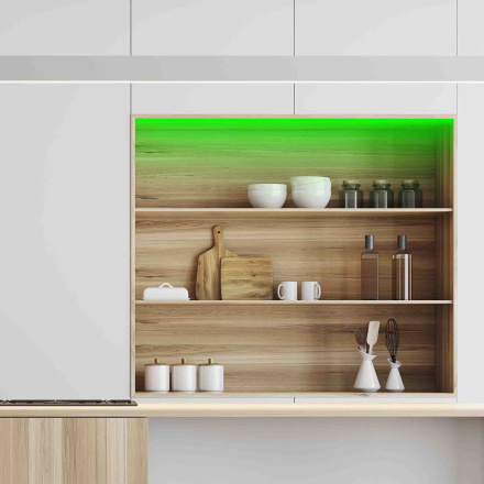 Светодиодная лента Apeyron 12В СТ 4,8Вт/м smd3528, 60д/м IP20 5м зеленая 00-34