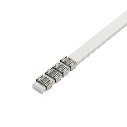 Профиль алюминиевый накладной Wolta WAP-S-16/6/2000-A