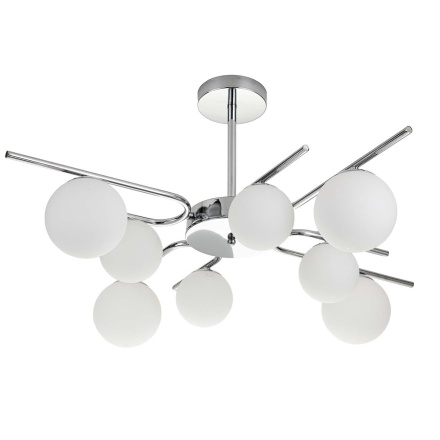 Люстра на штанге Escada Sphere 642/8P Silver